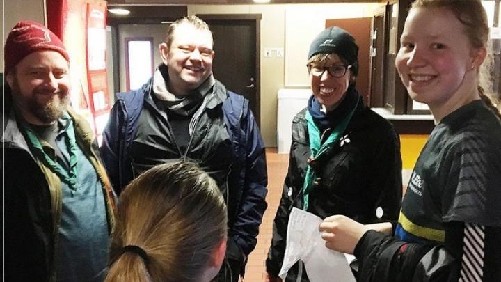 4 ledere på molboløb januar 2019